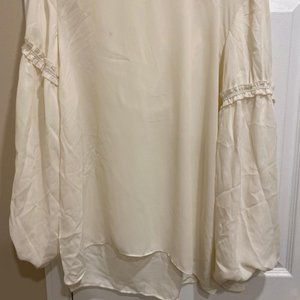 Zara white top with hood